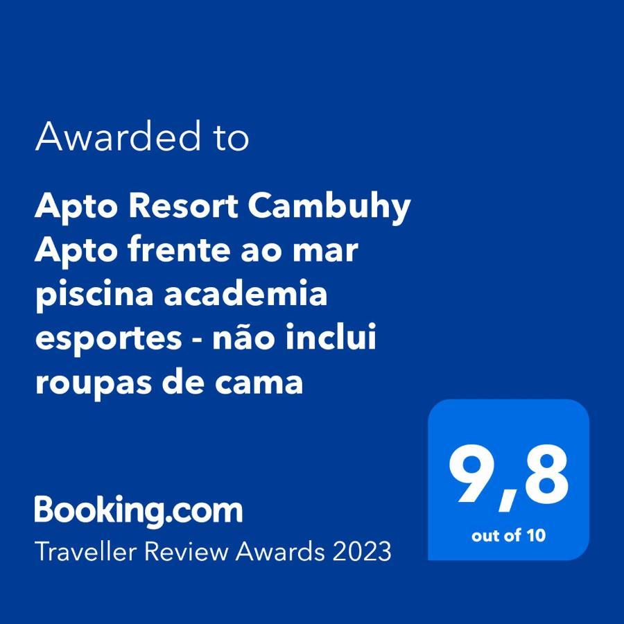 Apto Resort Cambuhy Frente Mar Piscina Academia ماتينيوس المظهر الخارجي الصورة
